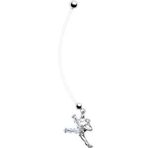  Crystalline Gem Fairy Pregnant Belly Ring: Jewelry