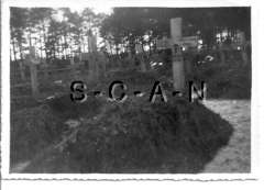 WWII German RP  Military Cemetery  Graveyard  Grave  Cross  Named 