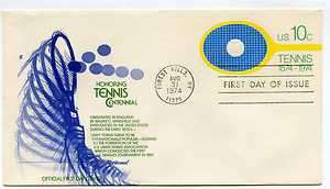 U569 10c Tennis embossed envelope Fleetwood FDC  