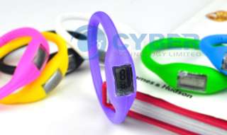 Cute Ion Jelly Silicone Rubber Sports Wrist Watch Color  