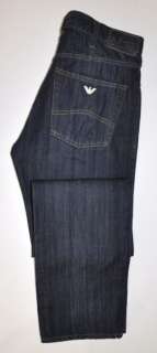 Authentic $235 Armani Jeans Dark Blue Jeans US 32 EU 48  