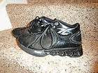 REEBOK RBK Team HEX RIDE All Black Basketball Athletic Shoes Size 8.5 