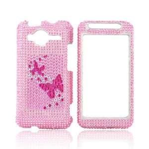   PINK Bling Hard Case For HTC EVO Shift 4G Cell Phones & Accessories