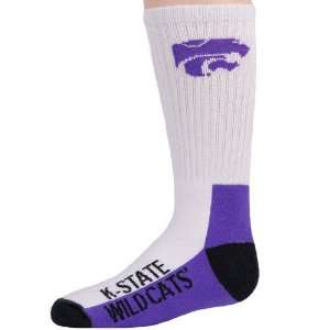   State Wildcats Youth Tri Color Team Logo Tall Socks: Sports & Outdoors