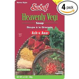 Sadaf Heavenly Vegi Soup, 6.3 Ounce Box (Pack of 4)  