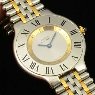 Cartier Must De Gold Stainless Steel 31mm Watch Quartz  