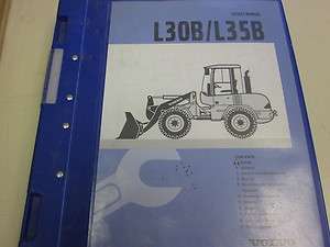 Volvo L30B L35B Wheel Loader Service Manual  