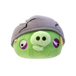  Helmet Pig: Angry Bird ~4 Plush w/ Sound Series: Toys 