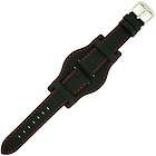 wide leather watch band strap  