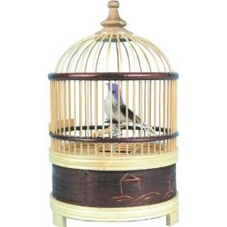 Singing Bird Cage 01295 Miniature Wooden Cage