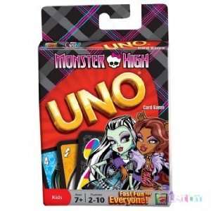  Mattel Monster High UNO Card Game: Toys & Games