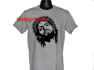 JESUS FACE CUSTOM TEE T SHIRT T SHIRT WITH FREE TEXT S M L XL NEW 9 