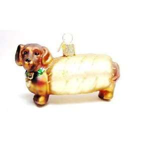  Old World Christmas Wiener Dog Ornament: Home & Kitchen