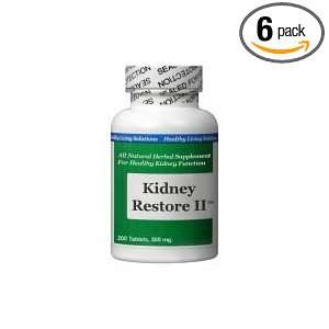 Healthy Living Solutions Kidney Restore II 6 Bottles 120 Capsules Each