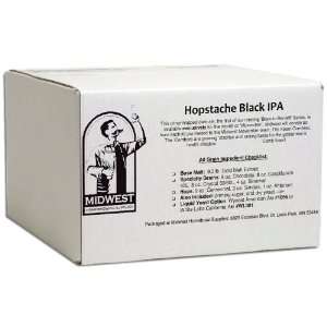 Homebrewing Kit Hopstache Black IPA w/ White Labs California WLP001