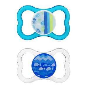  MAM Air Orthodontic Silicone Pacifiers 6+M Boy Baby