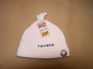 NFL Baltimore Ravens Baby Cap Football NWT  