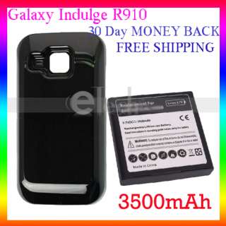 Extended Battery+Cover For Samsung Galaxy Indulge R910  