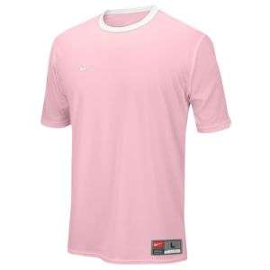 Nike Tiempo S/S Jersey   Mens   Soccer   Clothing   Shy Pink/White 