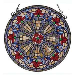  Baroque Stained Glass Panel: Home & Kitchen