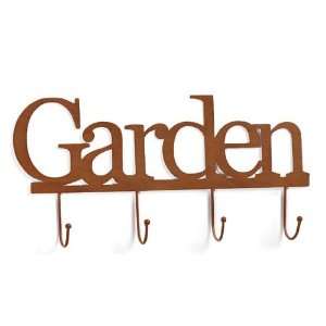  Embellish Your Story Rustic Garden Wall Word with Hooks 