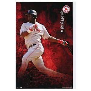   BOSTON Red Sox MLB EDGAR RENTERIA Poster Baseball Rare: Home & Kitchen
