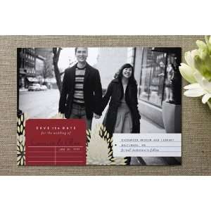   Modern Library Save the Date Cards by Sweet Paper  Office Products