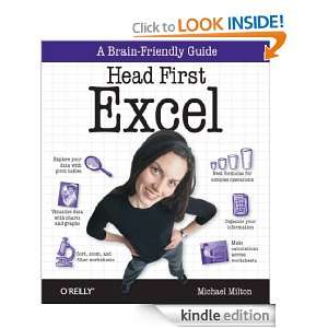 Head First Excel Michael Milton  Kindle Store