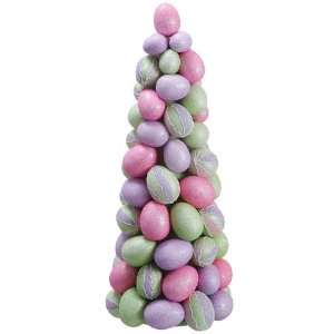  19 Easter Egg Topiary Mixed (Pack of 4): Home & Kitchen