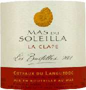 Mas du Soleilla Coteaux du Languedoc La Clape Les Bartelles 2007 