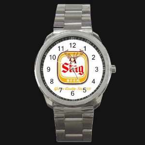 Stag Beer Logo New Style Metal Watch Free Shipping