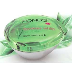    Ponds Flawless White Naturals Night Treatment Cream 50g: Beauty