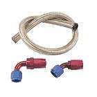 New Holley Fuel Pump 3/8 NPT Aluminum Fittings/Stainless Steel Hose 
