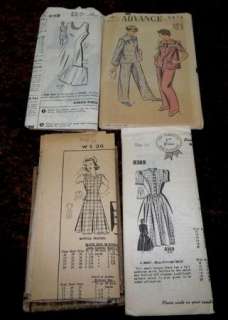 31 Vintage Ladies Sewing Patterns 30s 40s & 50s  