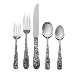 Kirk Stieff G1010209 Repousse 5 Piece Dinner Set with Place Spoon 