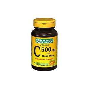  C 500 mg with Rose Hips   Antioxidant Formula, 100 tabs 