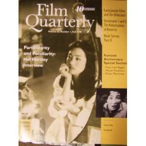 Film Quarterly (40 Years, 52:1 Fall): Ann Martin: Books