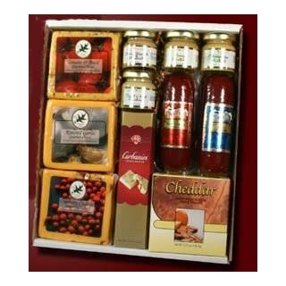   Meat & Cheese Snack Gift Set w/mini Cleaver   Great Snacks for the