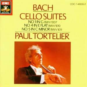  Cello Suites 1,4 & ,5: Bach, Tortelier: Music