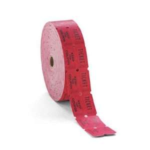   Double Ticket Roll   2,000 Tickets Per Roll (Red)