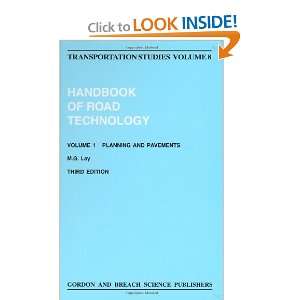 Handbook of Road Technology (Transportation Studies) M. G. Lay 