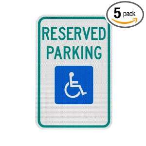 Elderlee, Inc. 9012.78005 Handicapped Parking Sign, Reserved Parking 