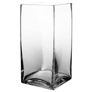 10 Tall Square Glass Vase: Explore similar items