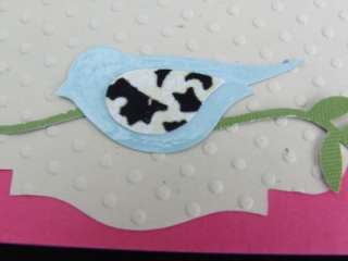 LOT 2 Handmade ~HAPPY BIRTHDAY~ Cards ~ Stampin Up! Bird Sizzix 