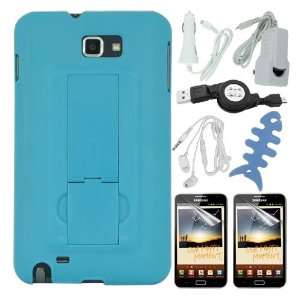  Skque Light Blue Hard Case with Stand + 2 Pack Screen 