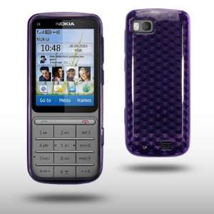  PURPLE NOKIA C3 01 GEL SKIN CASE BY CELLAPOD CASES Cell 