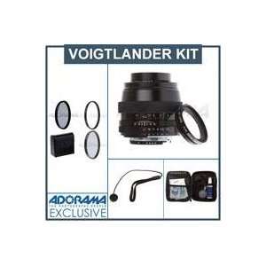 , Manual Close Focus Lens, Black, with Hood and Close up Lens 