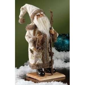  16 Woodland Splendor Ivory Santa Claus Christmas Figure 