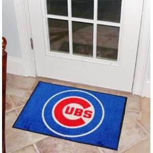 Chicago Cubs Starter Rug/Carpet Welcome/Door Mat:  Sports 