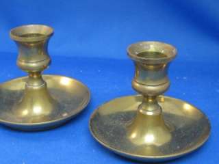 Lot of 5 Vintage Brass Candle Holders from India  